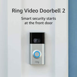 Ring Video Doorbell 2 with HD Video and Motion Activated Alerts (Refurbished)