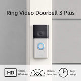 Ring Video Doorbell 3 Enhanced WiFi Improved Motion Detection (Refurbished)
