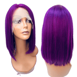 RIO Lace Front U Part Human Hair Bob Wig Straight