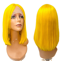 RIO Lace Front U Part Human Hair Bob Wig Straight