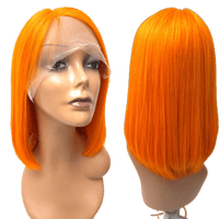 RIO Lace Front U Part Human Hair Bob Wig Straight