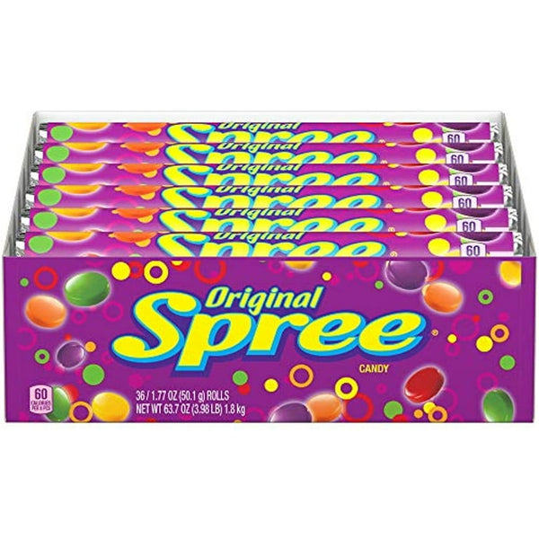 Spree Original Candy Roll, 1.77oz, Pack Of 36