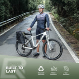 ROAD TO SKY Recycled Tire Bike Panniers - 12L