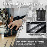 ROAD TO SKY Recycled Tire Bike Panniers - 12L