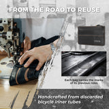 ROAD TO SKY Recycled Tire Bike Wallet - 0.7L