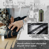 ROAD TO SKY Recycled Tire Bike Water Bottle Bag - 0.8L