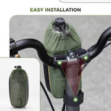 ROAD TO SKY Recycled Tire Bike Water Bottle Bag - 0.8L