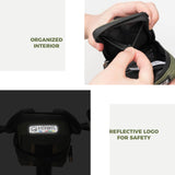 ROAD TO SKY Recycled Tire Mini Bike Saddle Bag - 0.4L