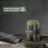 ROAD TO SKY Recycled Tire Mini Bike Saddle Bag - 0.4L
