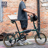 ROAD TO SKY Recycled Tire Bike Frame Bag - 0.5L