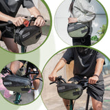 ROAD TO SKY Recycled Tire Bike Handlebar Bag - 2.5L
