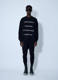 Rick Owens X Champion Men Text Print Sweatshirt