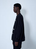 Rick Owens X Champion Men Text Print Sweatshirt