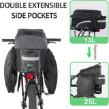 Large Capacity Durable Bike Trunk Bag 13L–25L