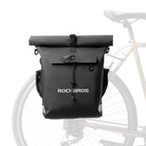 2-in-1 Bicycle Rear Rack Bag Backpack - 18L