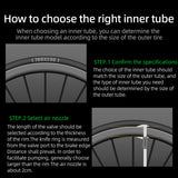 700C Road Bike Inner Tube 23–35C Presta & Schrader Valve