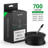 700C Road Bike Inner Tube 23–35C Presta & Schrader Valve