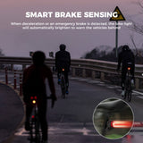 A8Pro Electronic Tail Light with Built-In Horn