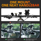 Adjustable Bike Computer Mount with Extendable Design