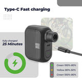 AS110 Mini Electric Air Pump – 100PSI Portable Bike Pump
