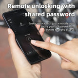 Foldable Smart Bike Lock with Fingerprint Unlock