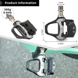 Black Aluminum Road Pedal (SPD-SL Compatible)
