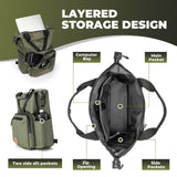 Folding Bike Handlebar Bag Backpack - 11.5L