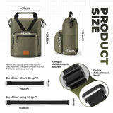 Folding Bike Handlebar Bag Backpack - 11.5L