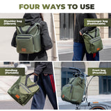Folding Bike Handlebar Bag Backpack - 11.5L