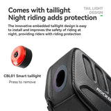 C61 Hard Shell Bike Saddle Bag with Light