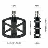 Carbon Fiber Lightweight Bicycle Pedals