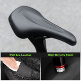 Comfort Cycling Saddle with Ventilated Groove Design
