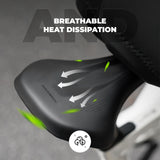 Comfort Cycling Saddle with Ventilated Groove Design