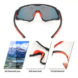 Dual Lens Cycling Glasses – Photochromic & Polarized Lenses