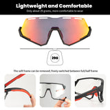 Dual Lens Cycling Glasses – Photochromic & Polarized Lenses