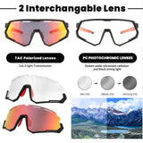 Dual Lens Cycling Glasses – Photochromic & Polarized Lenses