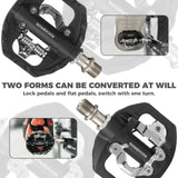 Dual Platform MTB Pedals - Clipless & Flat