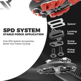 Dual Platform MTB Pedals - Clipless & Flat