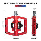Dual-Use Clipless & Flat Bike Pedals