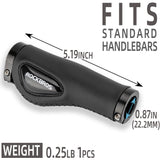Bike Handle Grips Ergonomics Design Soft Gel Dual Lock