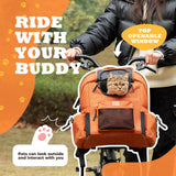 Foldable Pet Handlebar Bike Bag - 21L
