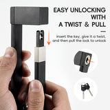 ROCKBROS Folding Bike Lock Key Type Anti-Theft Bicycle Lock