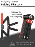 Folding Heavy Duty Anti Theft Bike Lock