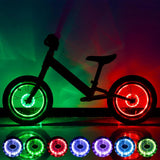 Multi Colored Bike Hub Light