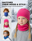 Kids Fleece Warm Face Cover & Neck Gaiter