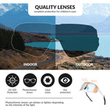 Kids Photochromic Cycling Sunglasses