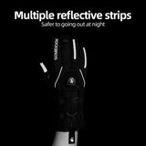 Long Finger Gloves with Fleece Lining & Lock Clip
