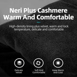 Long Finger Gloves with Fleece Lining & Lock Clip