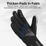 Long Finger Gloves with Fleece Lining & Lock Clip