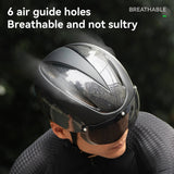 Trussier Magnetic Goggles Bike Helmet
